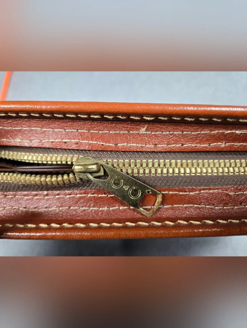 Vintage Carlton Leather Accordion Multi-Pocket Wallet Clutch Made in USA